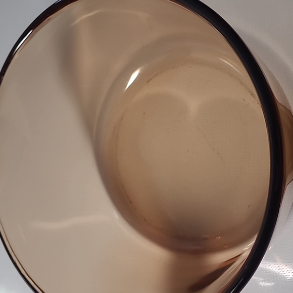 #(1)Corningware vision cookware amber glass pot and ild 1L used USA - Picture 5 of 8